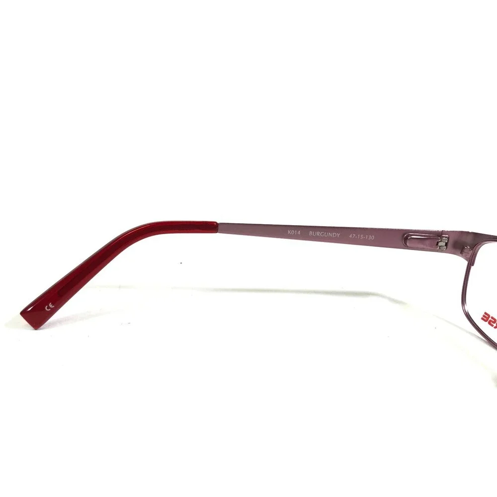 Converse Kids Eyeglasses Frames K014 BURGUNDY Pink Rectangular 47-15-130
